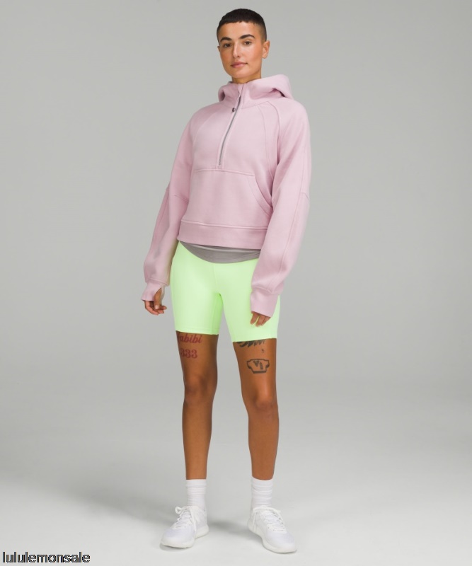 Lululemon Damen DELULU181 | Lululemon Deutschland Pink Peony Scuba Oversize-Hoodie Mit Halbem Reißverschluss